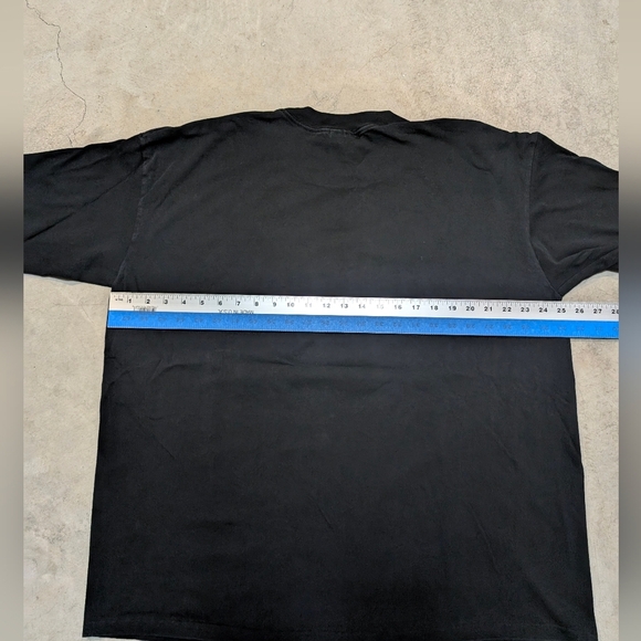 VTG Dallas Hard Rock Cafe Black T-Shirt OSFA Black Faded Single Stitch - Picture 7 of 9